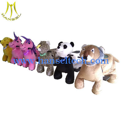 Hansel  plush animal toy ride adult ride on toys kiddie rides for sale fournisseur