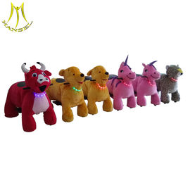 Hansel   hot coin operated rideable horse toys plush animal toy rides fournisseur