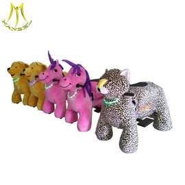 Hansel   hot coin operated rideable horse toys plush animal toy rides fournisseur
