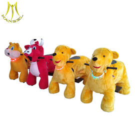 Hansel wholesale electric plush animal scooter with musical and led light fournisseur