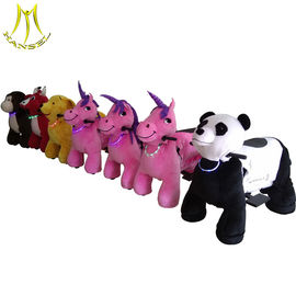 Hansel playground games stuffed kids electric ride on animals fournisseur