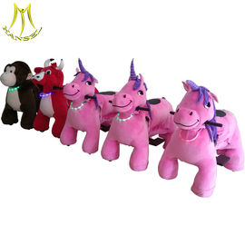 Hansel popular kids coin operated toy rides walking stuffed animal ride fournisseur