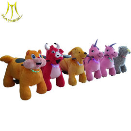 Hansel popular kids coin operated toy rides walking stuffed animal ride fournisseur