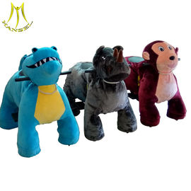 Hansel wholesale kids indoor children funfair plush electric rideable animal in mall fournisseur