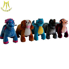 Hansel indoor playground stuffed electric animal scooter for family park fournisseur