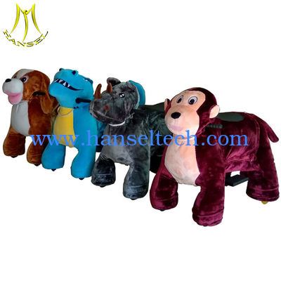 Hansel  battery powered plush electric children ride on animal car ride on animals fournisseur
