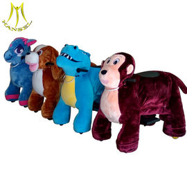 Hansel  coin operated electric plush rideable animal toy unicorn electric scooter with battery fournisseur