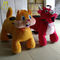 Hansel  battery operated ride toy animal walking toy horses motorized plush riding animals power wheels fournisseur