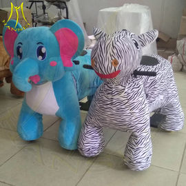 Hansel import coin operated amusement park funny ride on plush animals fournisseur