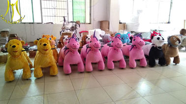Hansel amusement indoor electronic motorized stuffed animals for kids fournisseur