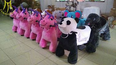 Hansel amusement indoor electronic motorized stuffed animals for kids fournisseur