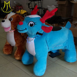 Hansel attractive plush motorized animals walking animal toys kids amusement rides fournisseur