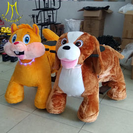 Hansel attractive plush motorized animals walking animal toys kids amusement rides fournisseur