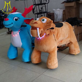 Hansel indoor playgroound for sale plush drive on animals unicorn electric scooter with battery fournisseur