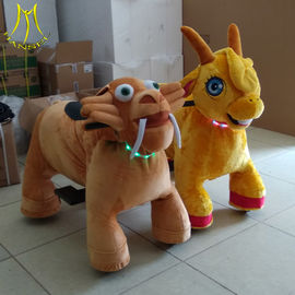 Hansel indoor playgroound for sale plush drive on animals unicorn electric scooter with battery fournisseur