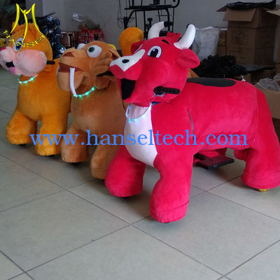 Hansel   plush animal toy ride adult ride on toys kiddie rides for sale fournisseur