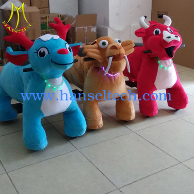Hansel   plush animal toy ride adult ride on toys kiddie rides for sale fournisseur
