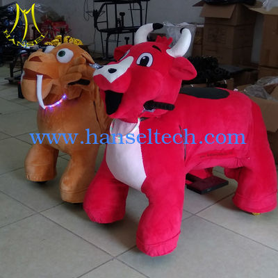 Hansel   plush animal toy ride adult ride on toys kiddie rides for sale fournisseur