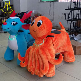 Hansel children's electric car ride on toy plush animal rides electric animal scooter ride fournisseur