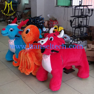 Hansel high quality coin operated electrical animal toy car for mall fournisseur