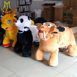 Hansel  amusement ride  plush rocking scooter with music electronic toys for adults fournisseur