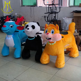 Hansel  amusement ride  plush rocking scooter with music electronic toys for adults fournisseur