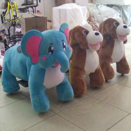 Hansel amusement park playground games stuffed electric animal scooters fournisseur