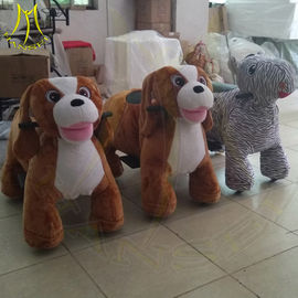 Hansel amusement park playground electric plush motorized riding animals fournisseur
