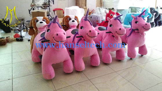 Hansel coin operated indoor playground battery operated animal ride fournisseur