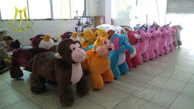 Hansel safari zippy battery rides car animal stuffed kids ride on toy fournisseur