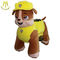 Hansel commercial plush animals dog scooter kids plush walking paw patrol ride on shopping mall fournisseur