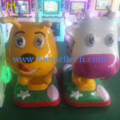 Hansel indoor game machine fiber glass small coin operated amusement ride fournisseur