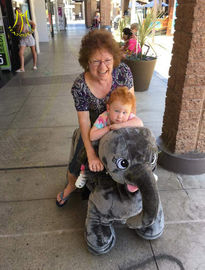 Hansel  kids rides battery operated animal plush electric ride on animals coin  in mall fournisseur