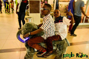 Hansel  fast profits hot coin operated stuffed animal electrical scooter kids and adult can ride together fournisseur