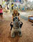 Hansel  luna park equipment plush animal electronic dog toy rides for sale fournisseur