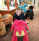Hansel motorized animal dinosaur ride plush toy animal kids ride on toy for birthday parties fournisseur