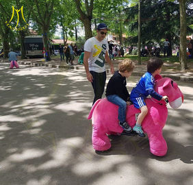 Hansel family park games stuffed electric walking horse toy ride for kids fournisseur