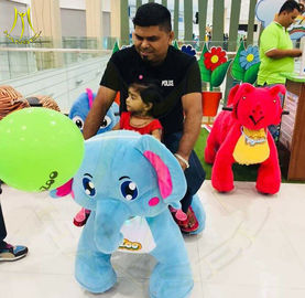 Hansel  indoor kids coin operated animal joy ride shopping mall adult plush animal riding fournisseur
