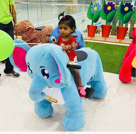 Hansel  indoor kids coin operated animal joy ride shopping mall adult plush animal riding fournisseur