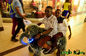 Hansel popular plush stuffed animal bike ride electric ride on toy unicorn in mall fournisseur