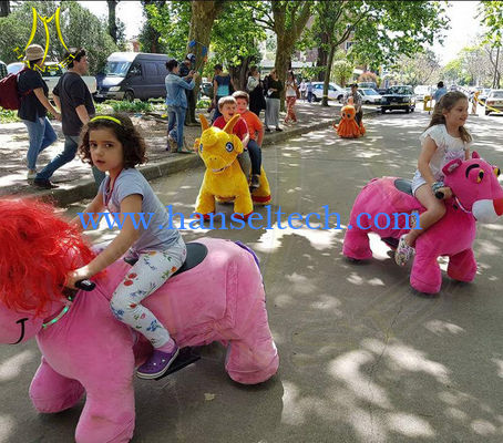 Hansel amusement park kids indoor rides electric mountable animals fournisseur