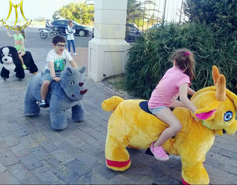 Hansel entertainment games shopping mall electric mountable animal plush ride fournisseur