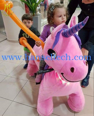 Hansel amusement park playground gmes electric kiddy rides walking  animal fournisseur