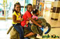 Hansel kids motorized plush animales mountables riding dinosaur toys for shopping mall fournisseur