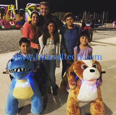 Hansel hot selling kids indoor rides electric mountable animal scooter for mall fournisseur