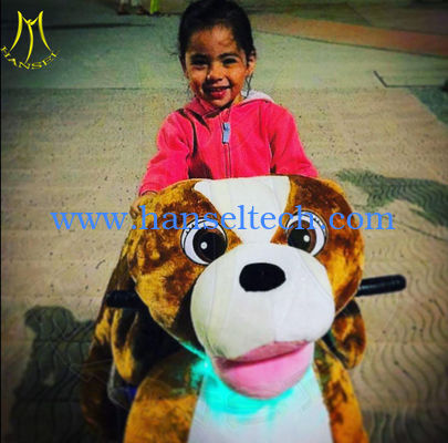 Hansel amusement park walking indoor plush motorized riding animals fournisseur