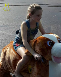 Hansel children electric stuffed walking battery operated zoo animal scooter fournisseur
