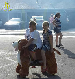 Hansel amusement park electric indoor ride on walking toy animals for sale fournisseur