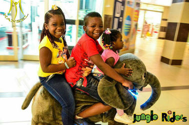 Hansel outdoor playground children ride on  four wheel zippy kids electric ride on animals for sale fournisseur