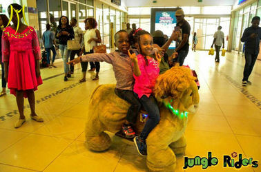 Hansel  indoor amusement park battery powered plush animal electronic scooter fournisseur
